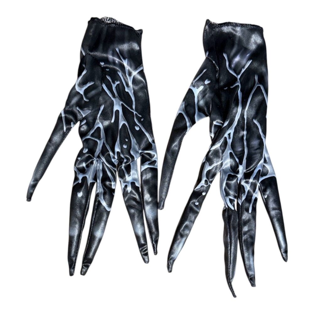 Marvel Venom Costume Child Large 12-14 Padded Jumpsuit Mask Gloves Complete - Picture 7 of 16